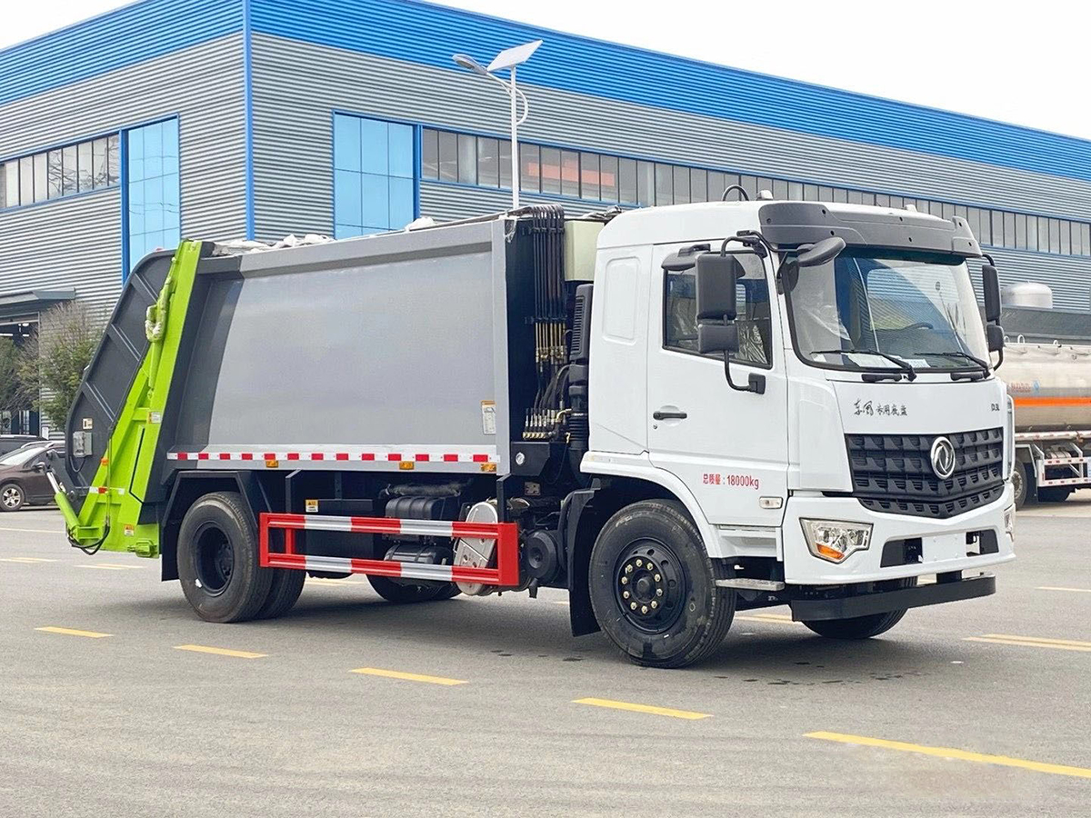 湖北耀邦環境產業有限公司生產東風天錦壓縮式垃圾車